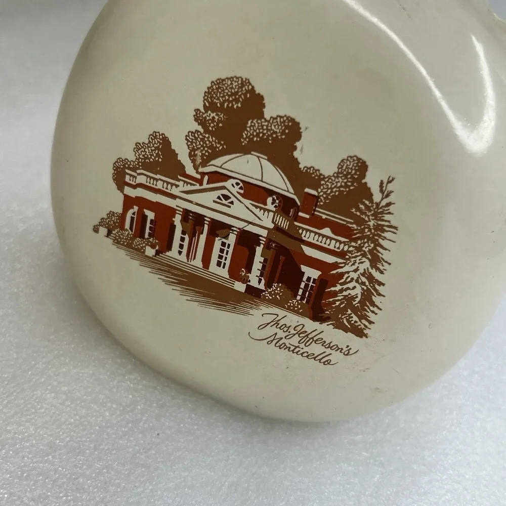 Old‎ Fitzgerald 1849 Thomas Jefferson Monticello Flagship Decanter Liquor Bottle
